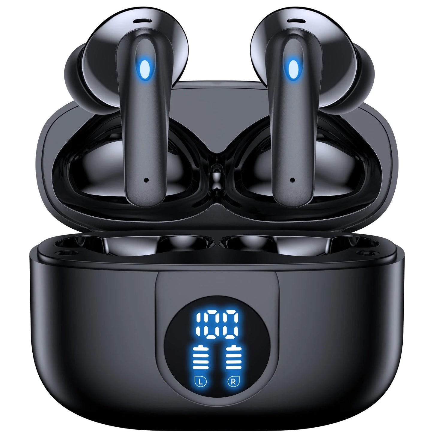 VEAT00L P91 Wireless Earphones Bluetooth V5.4 with Noise Cancelling Mic, 60H Long Endurance