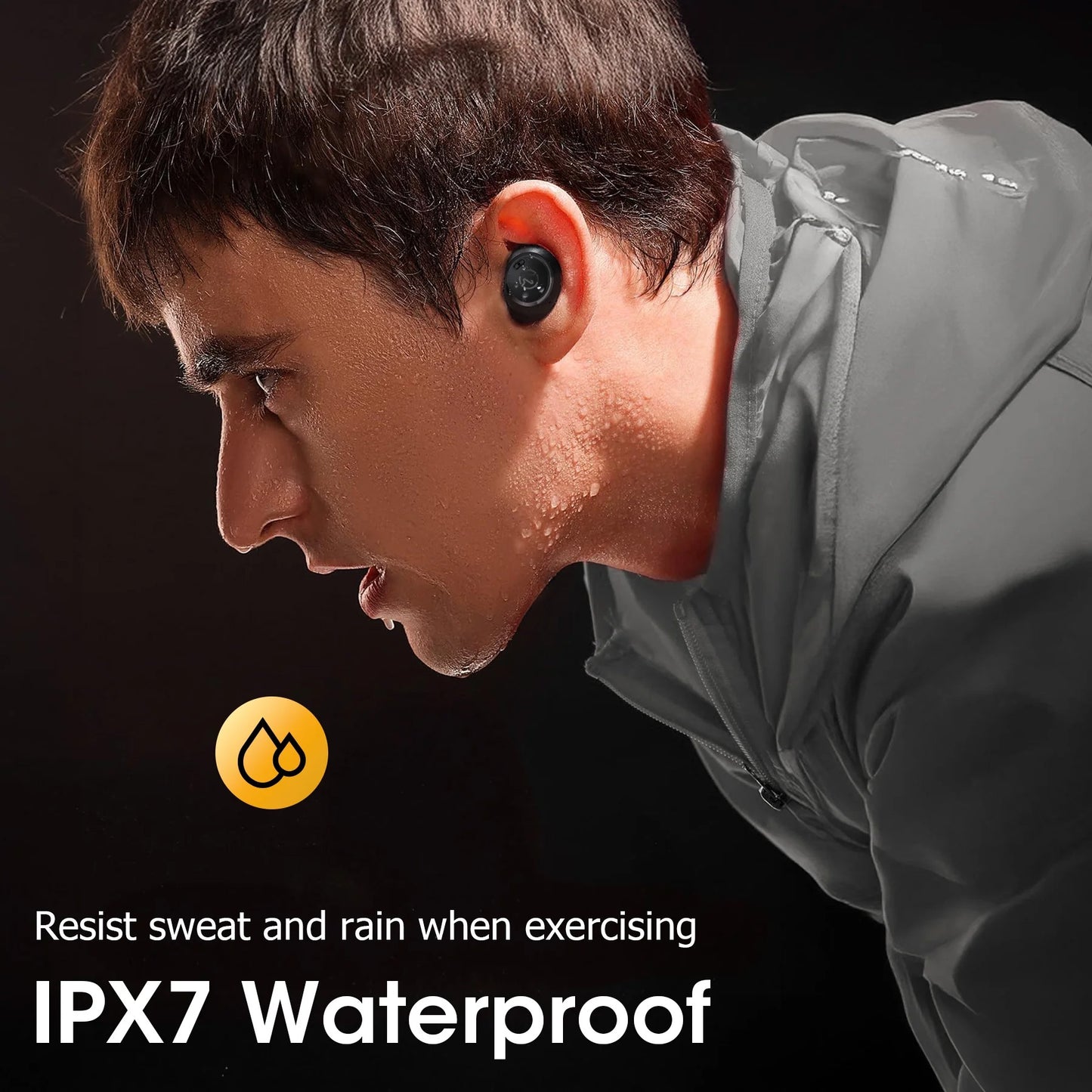 VEAT00L M14 Wireless Earbuds Bluetooth 5.3 in Ear Light-Weight Built-in Mics, 50 Hours Playtime, IPX7