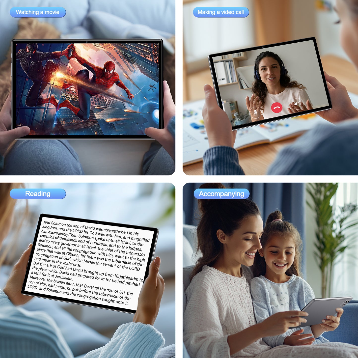 VEAT00L T10 Android 13 Tablet 2024, 6GB(4+2) RAM, 64GB ROM, 128GB Expand, Quad-Core Processor up to 2.0 GHz, Dual Camera,6000mAh with Fast Charge, 1280x800 HD Touch Screen